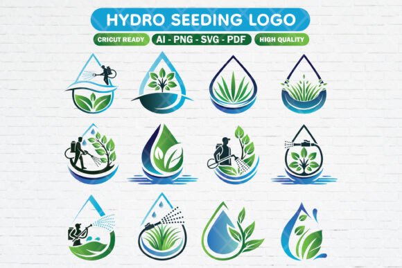Hydro Seed Logo Graphics for Modern Branding