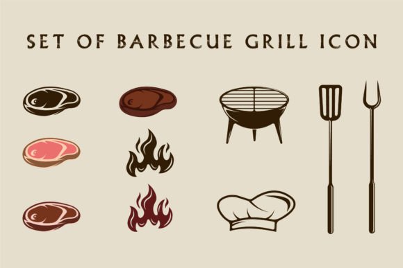 Isolated Barbecue Icon Vector