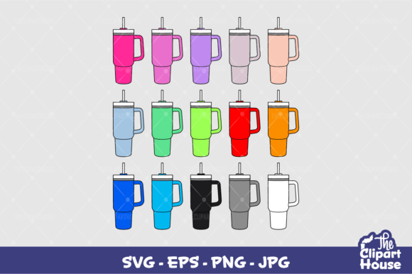 Tumbler Cup Graphics for Modern Content