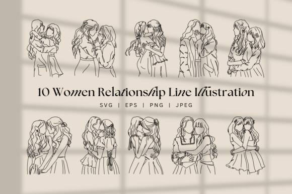Women Relationship Lesbian Couple Graphics